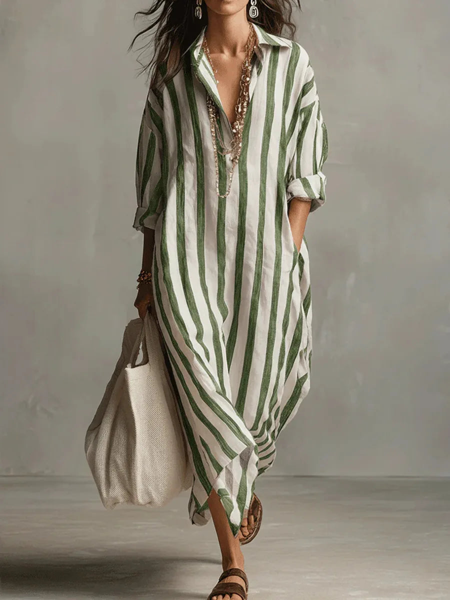 Pepa | Vestido chemise longo