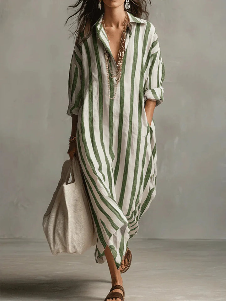 Pepa | Vestido chemise longo