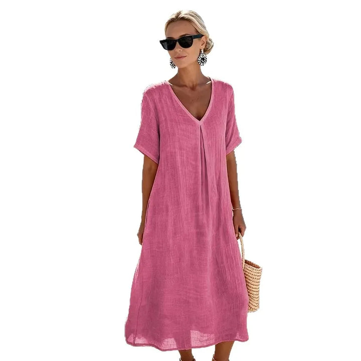 Carolina | Vestido longo folgado