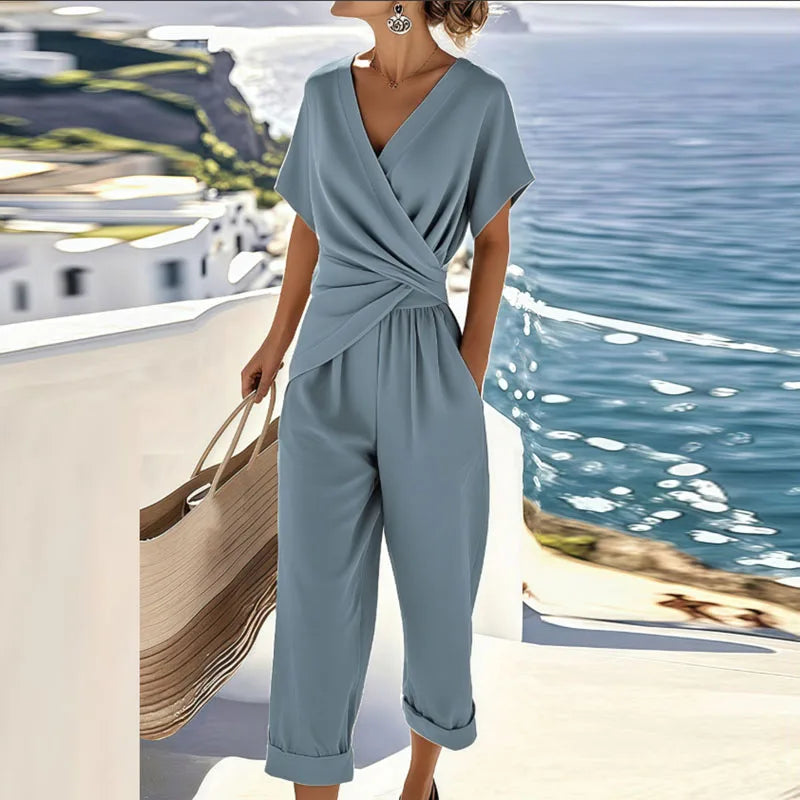 Marta Conjunto Elegante de Duas Peças