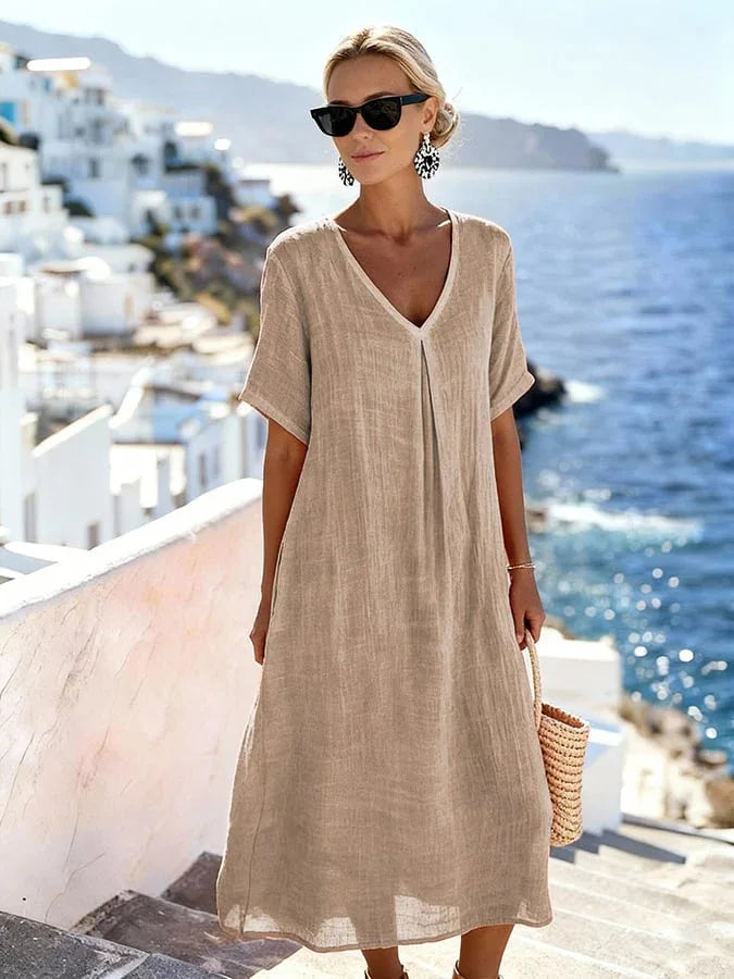 Carolina | Vestido longo folgado