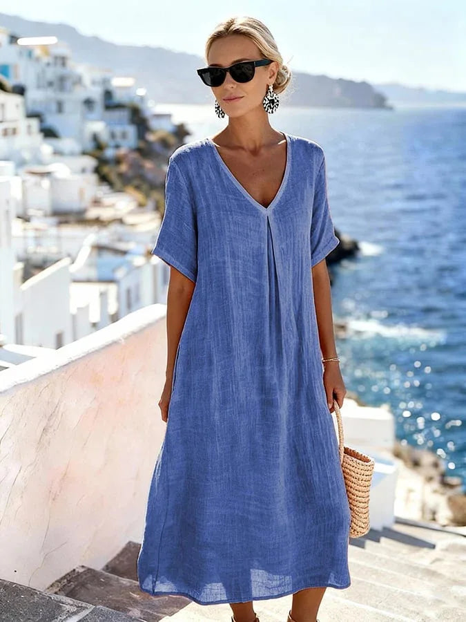 Carolina | Vestido longo folgado