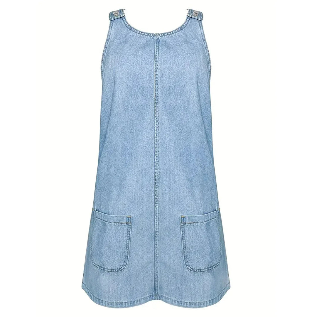 Saylor™ | Vestido descontraído com look denim