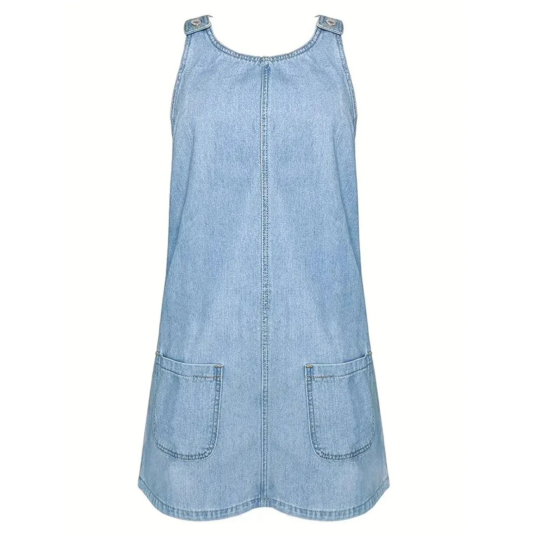 Saylor™ | Vestido descontraído com look denim