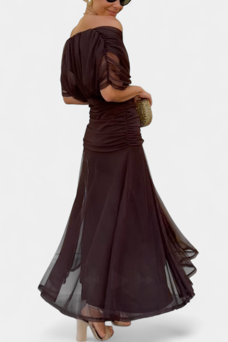 Clara | Vestido longo floral com decote em V