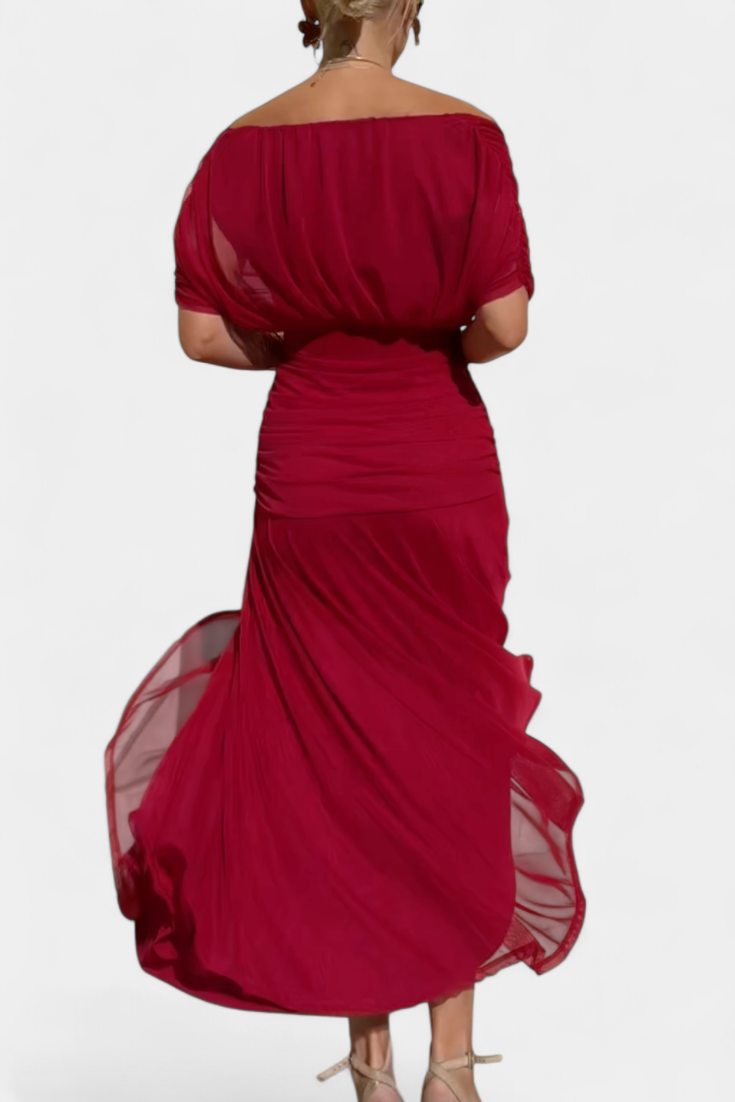 Clara | Vestido longo floral com decote em V