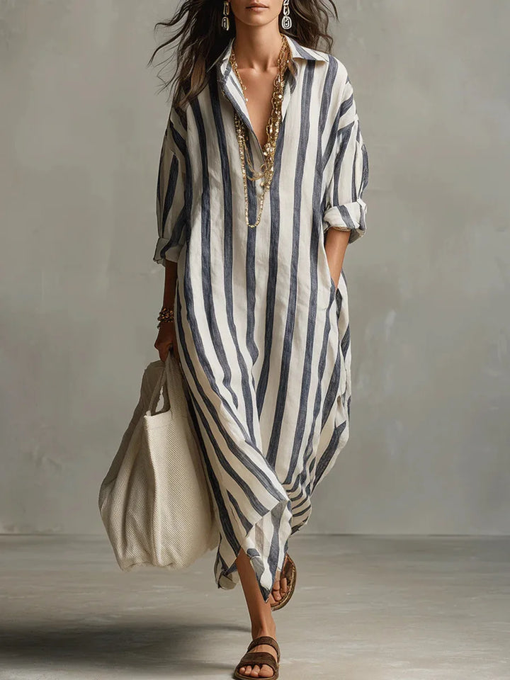 Pepa | Vestido chemise longo