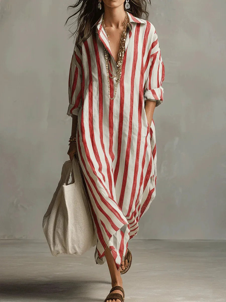 Pepa | Vestido chemise longo