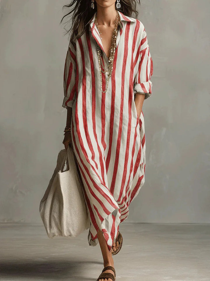 Pepa | Vestido chemise longo
