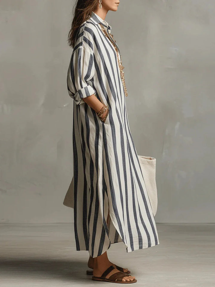 Pepa | Vestido chemise longo