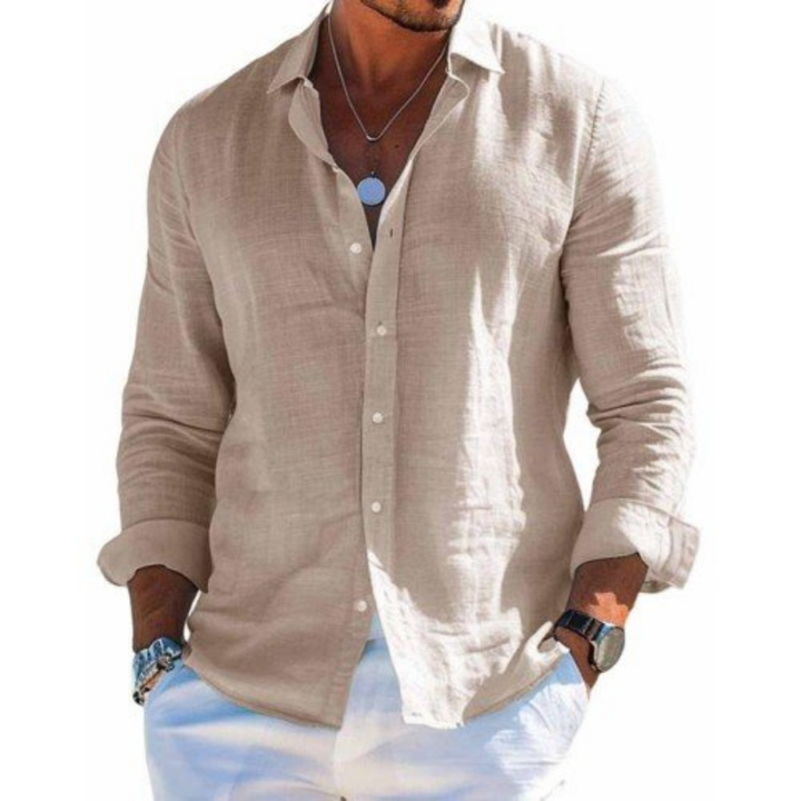 Camisa elegante em tecido respirável