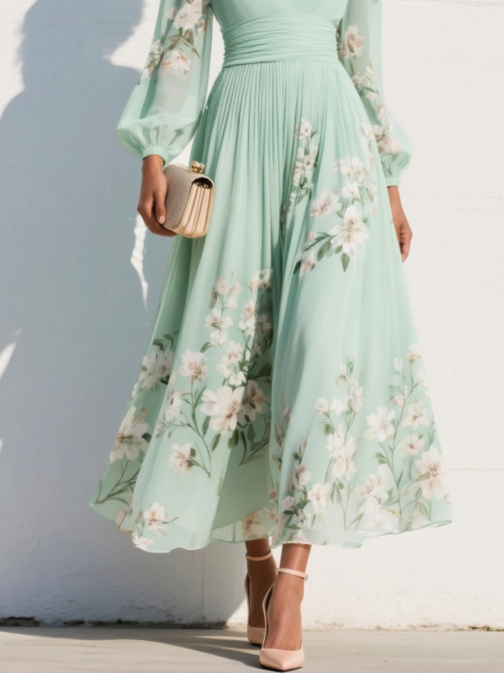 Odelia | Vestido floral midi