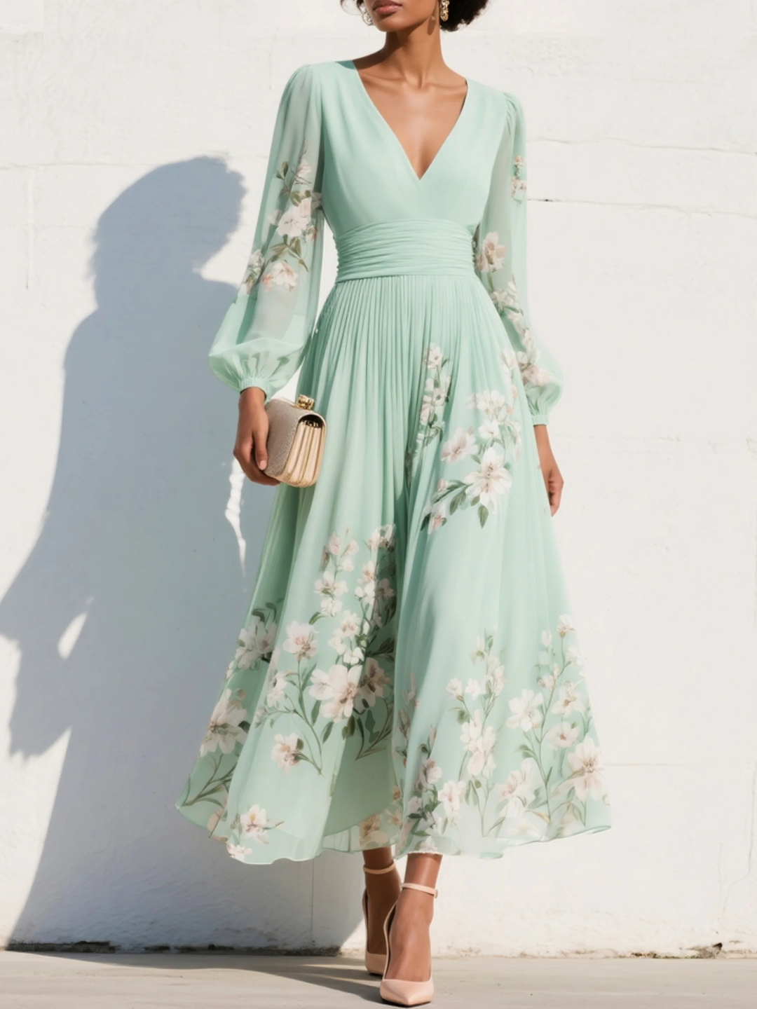 Odelia | Vestido floral midi