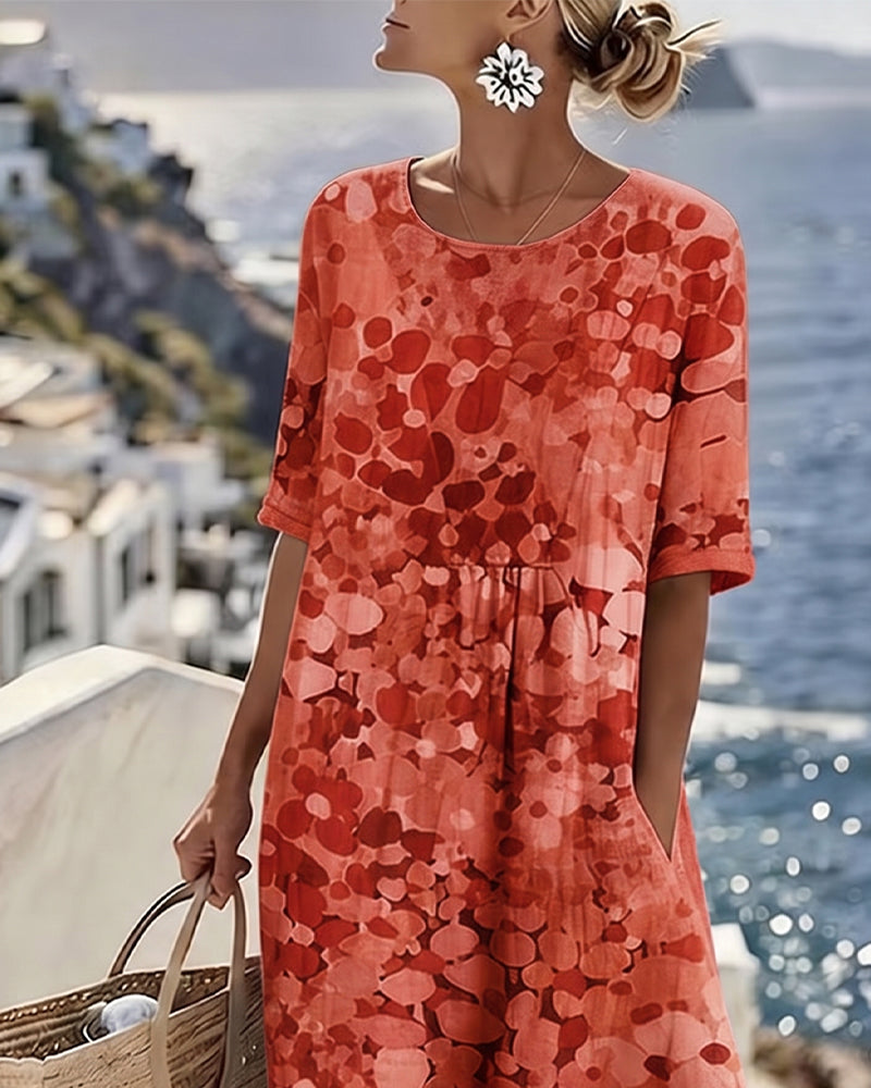 Daniela | Vestido Estampado Folgado