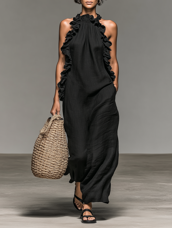 Patrícia | Vestido Maxi Feminino Sem Mangas