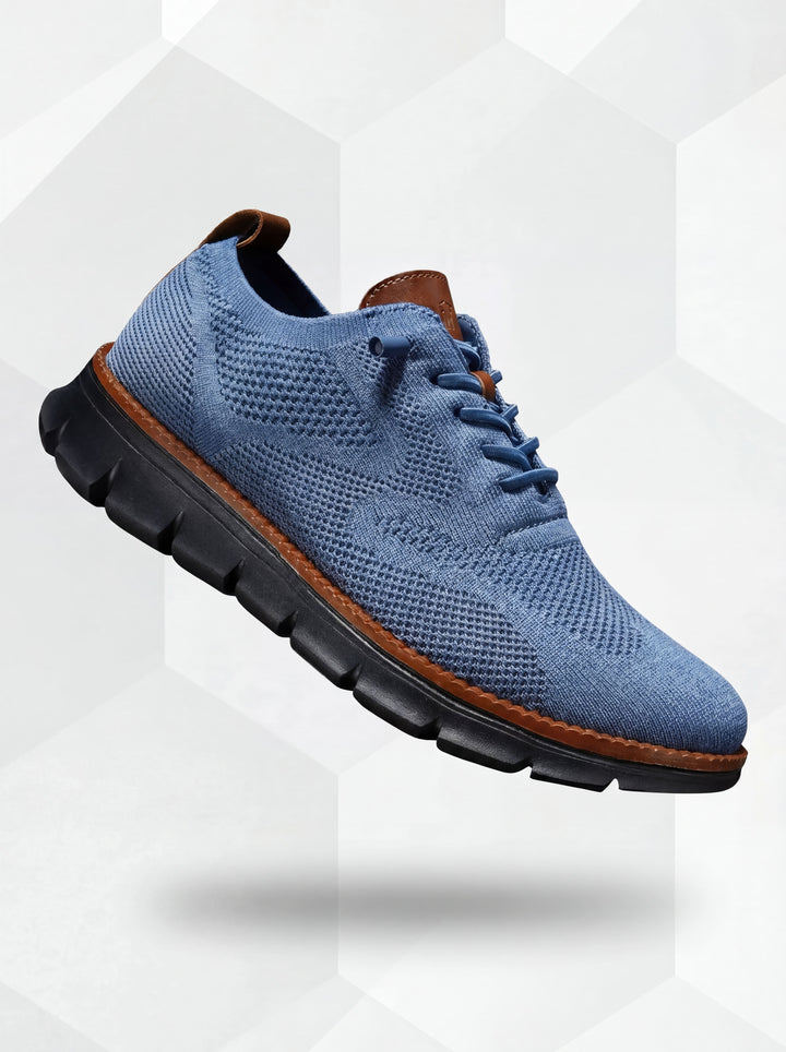 Sapatos Transpiráveis Ultraconfortáveis: Azul-Preto