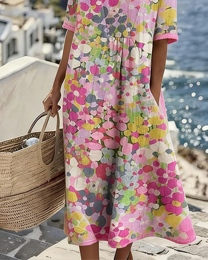 Daniela | Vestido Estampado Folgado