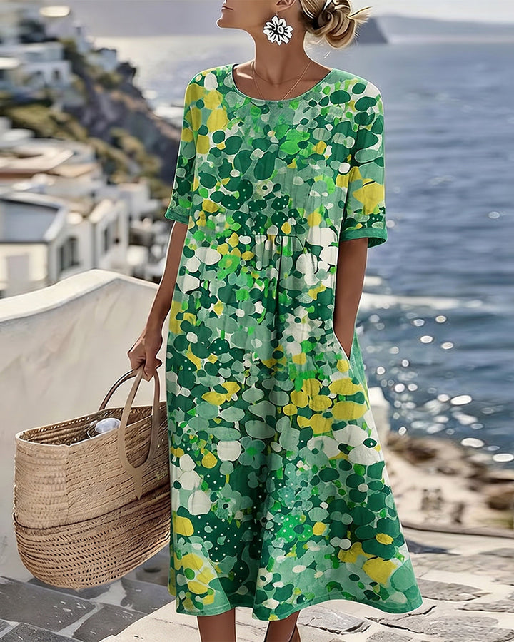 Daniela | Vestido Estampado Folgado