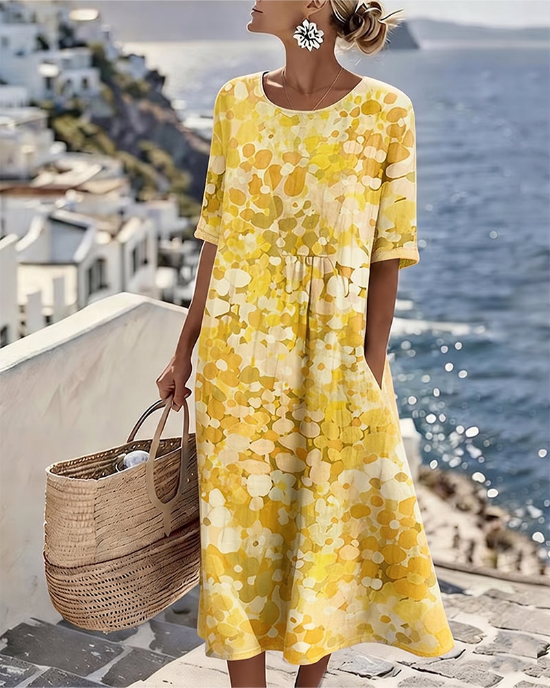 Daniela | Vestido Estampado Folgado