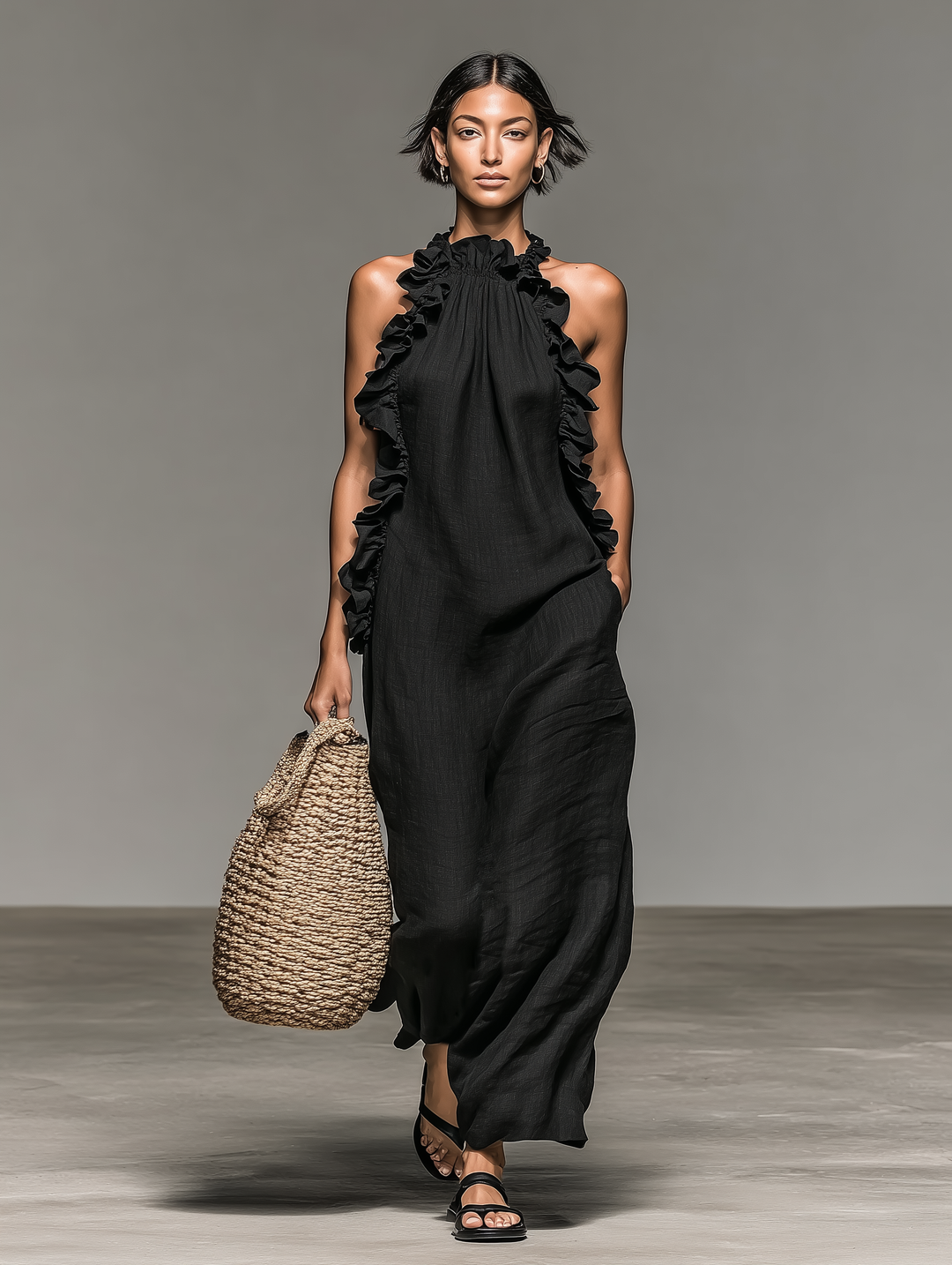 Patrícia | Vestido Maxi Feminino Sem Mangas
