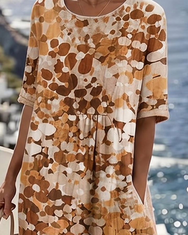 Daniela | Vestido Estampado Folgado