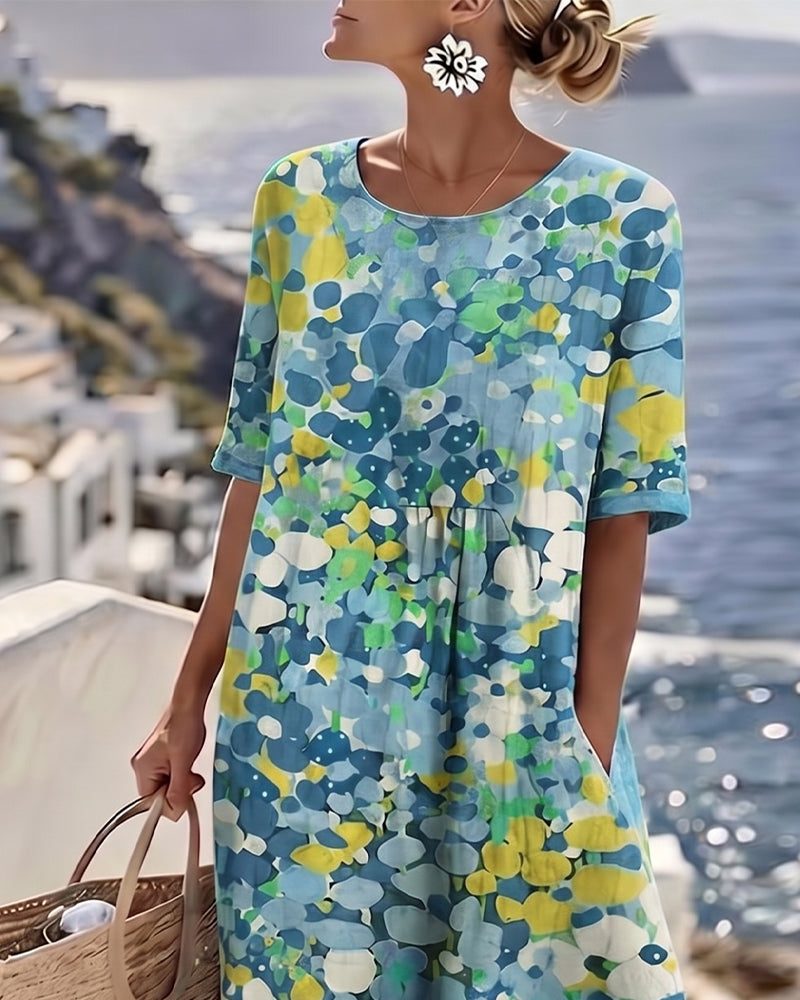 Daniela | Vestido Estampado Folgado