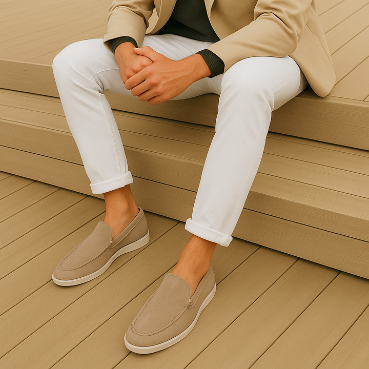 Gustavo | Mocassins em camurça