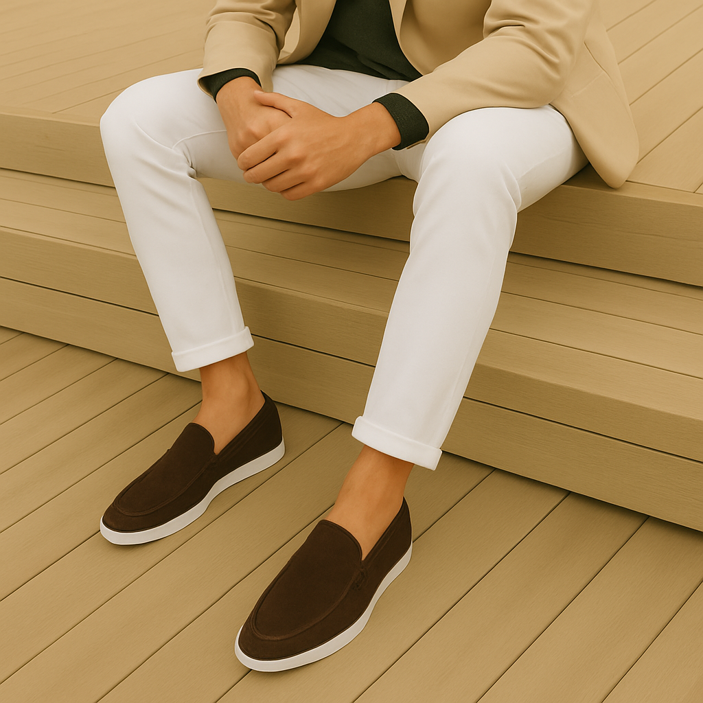 Gustavo | Mocassins em camurça