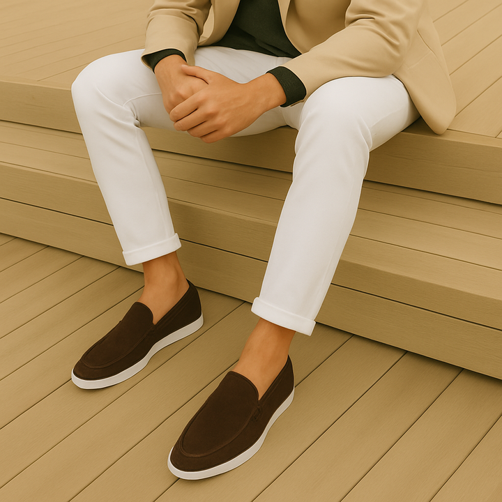 Gustavo | Mocassins em camurça
