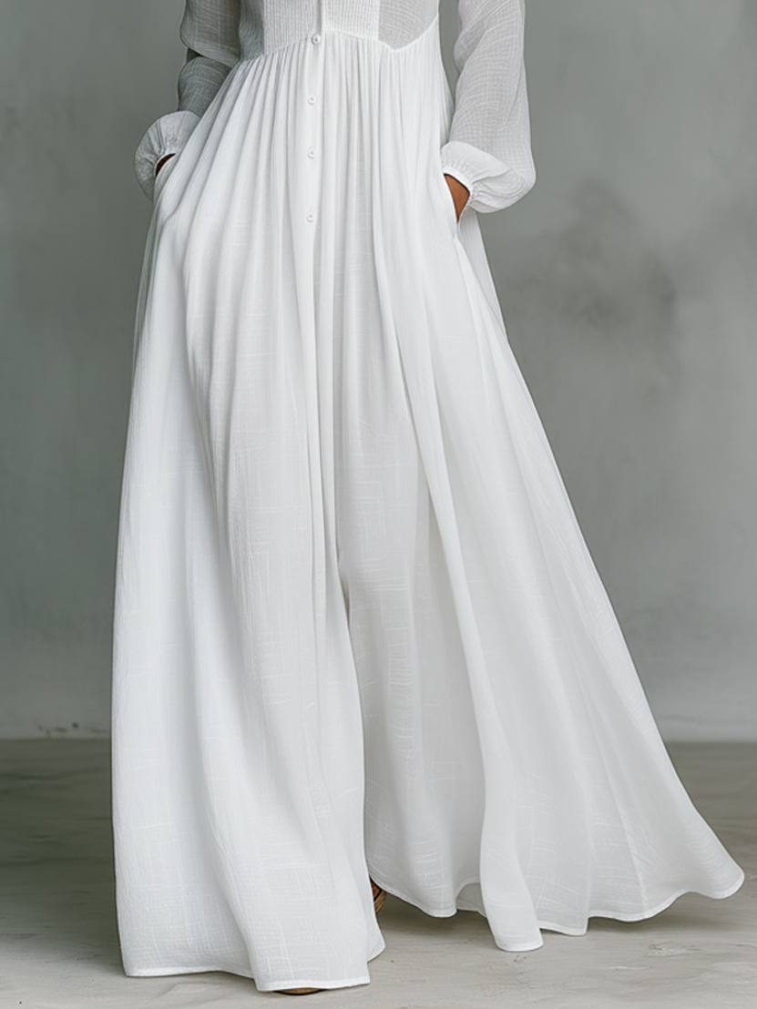 Adelinda | Vestido Patchwork Minimalista Feminino