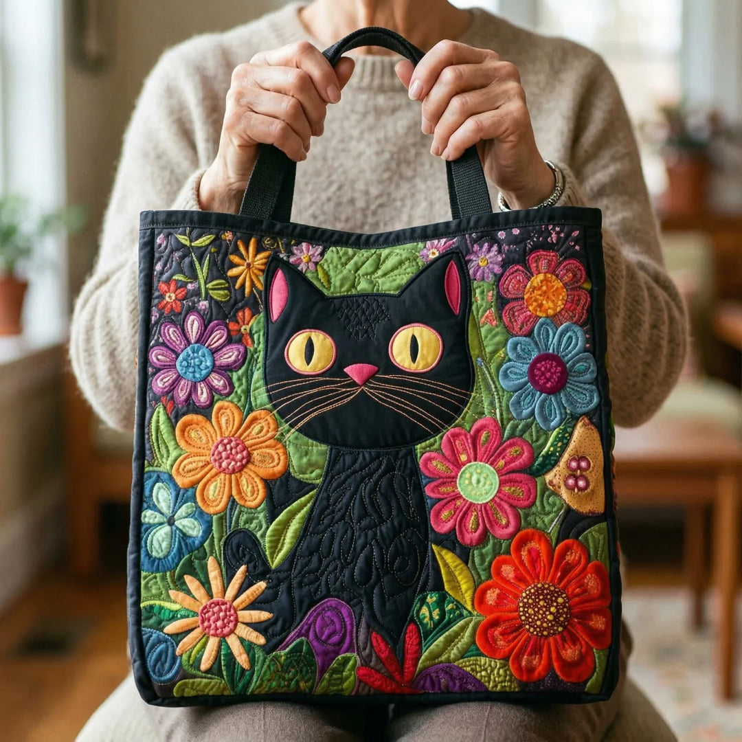 Bolsa Matelassada - Gato Preto Encantado