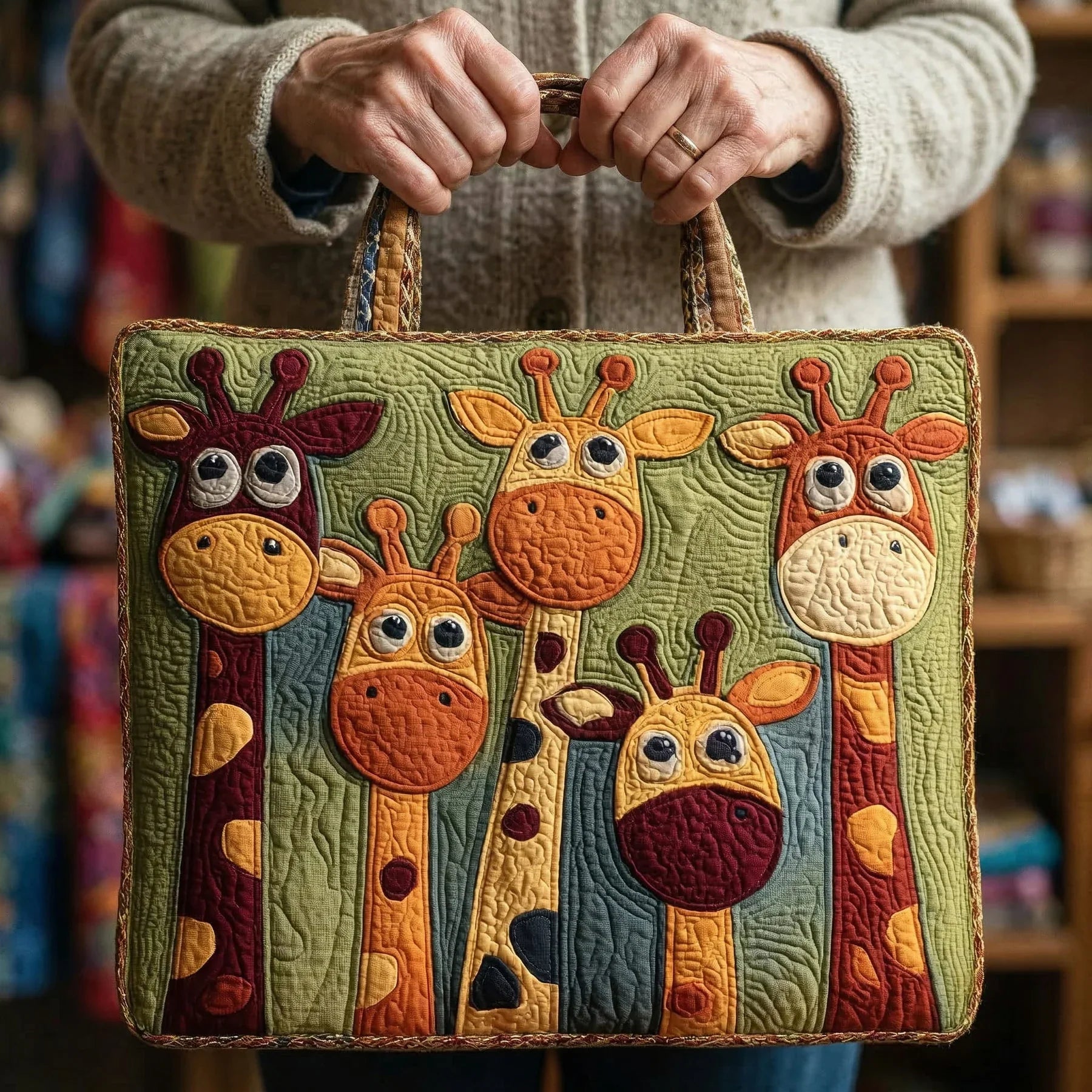 Bolsa Matelassé - Girafa