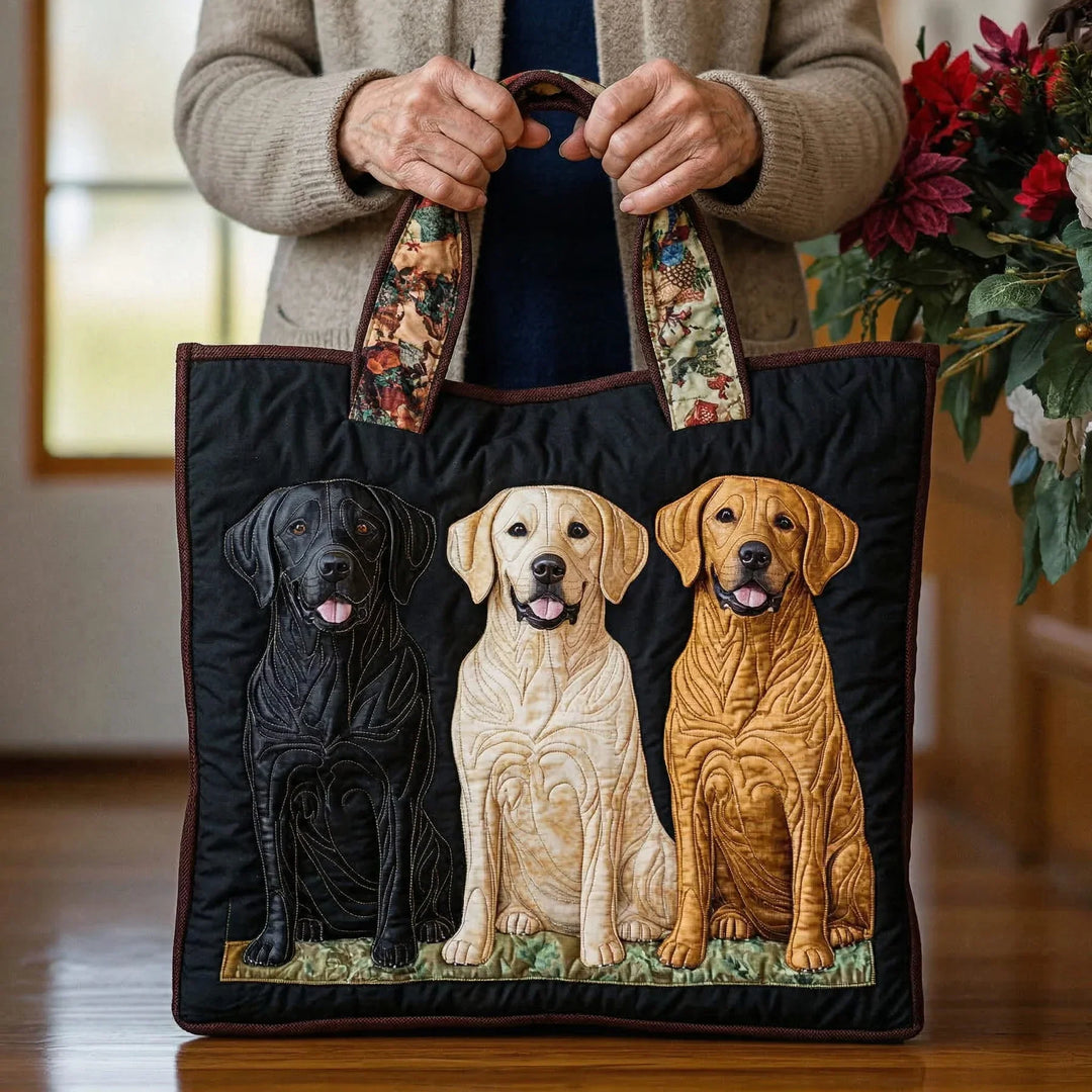 Bolsa de Mão Artesanal - Três Labradores