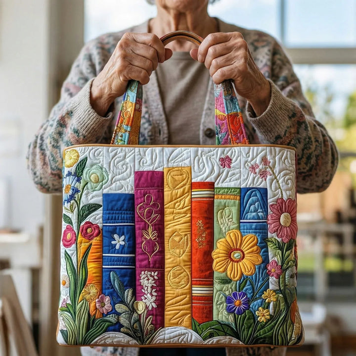 Saco Artesanal - Biblioteca Floral