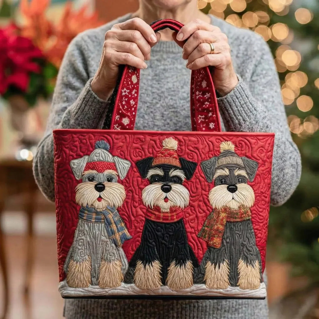 Saco Artesanal - Trio de Schnauzers