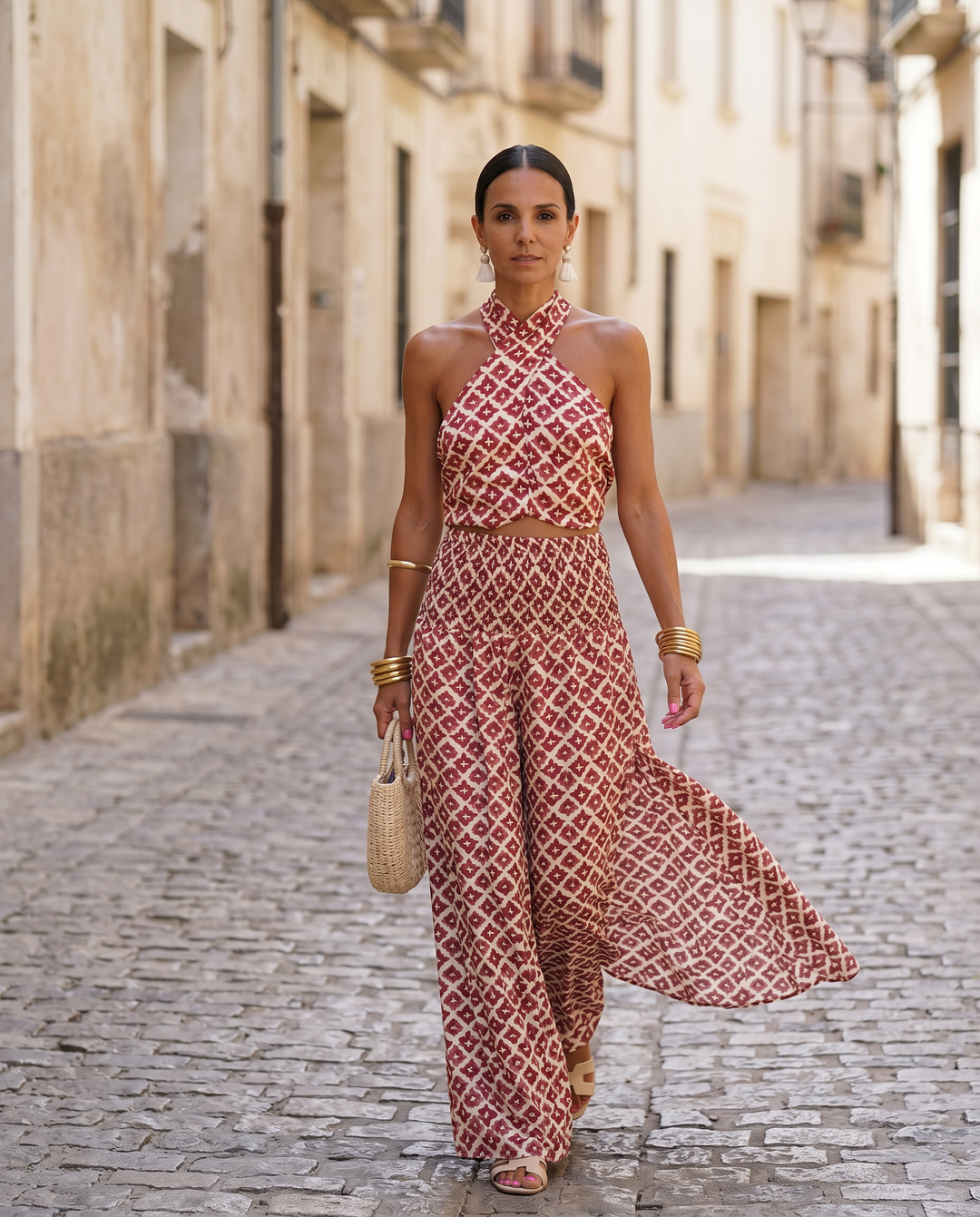 Elsa | Conjunto Elegante com Design de Ombros Descobertos