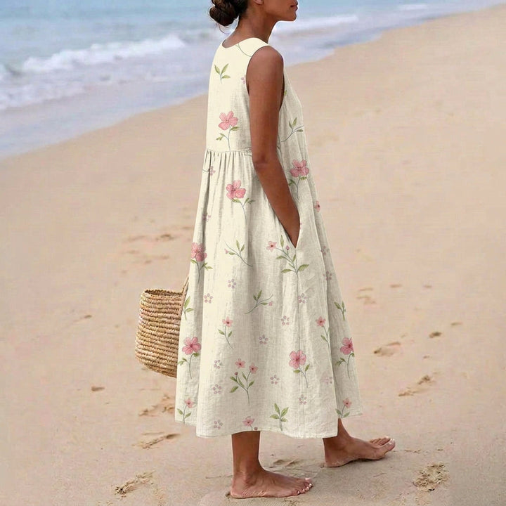 Pandora - Vestido com Pétalas Flutuantes