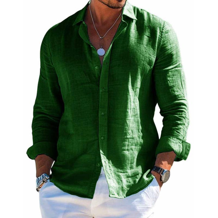 Camisa elegante em tecido respirável