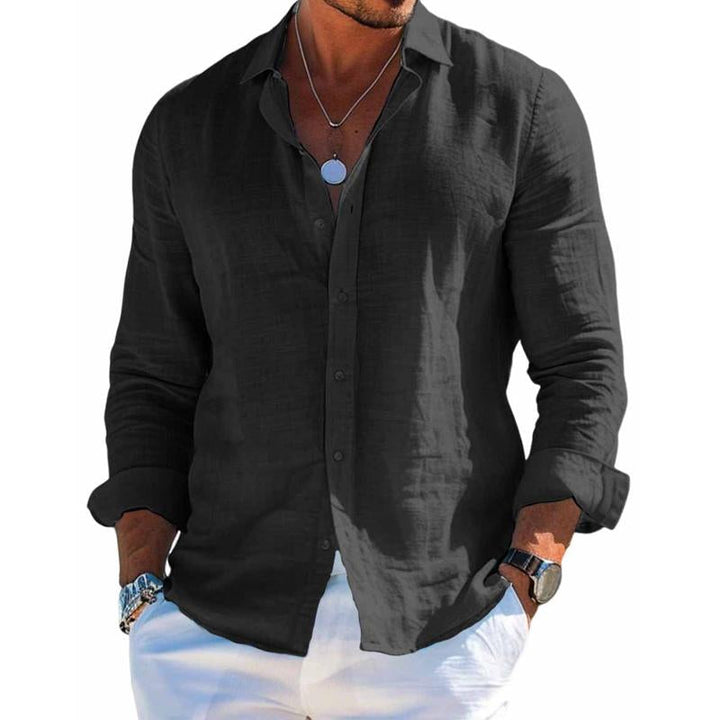 Camisa elegante em tecido respirável