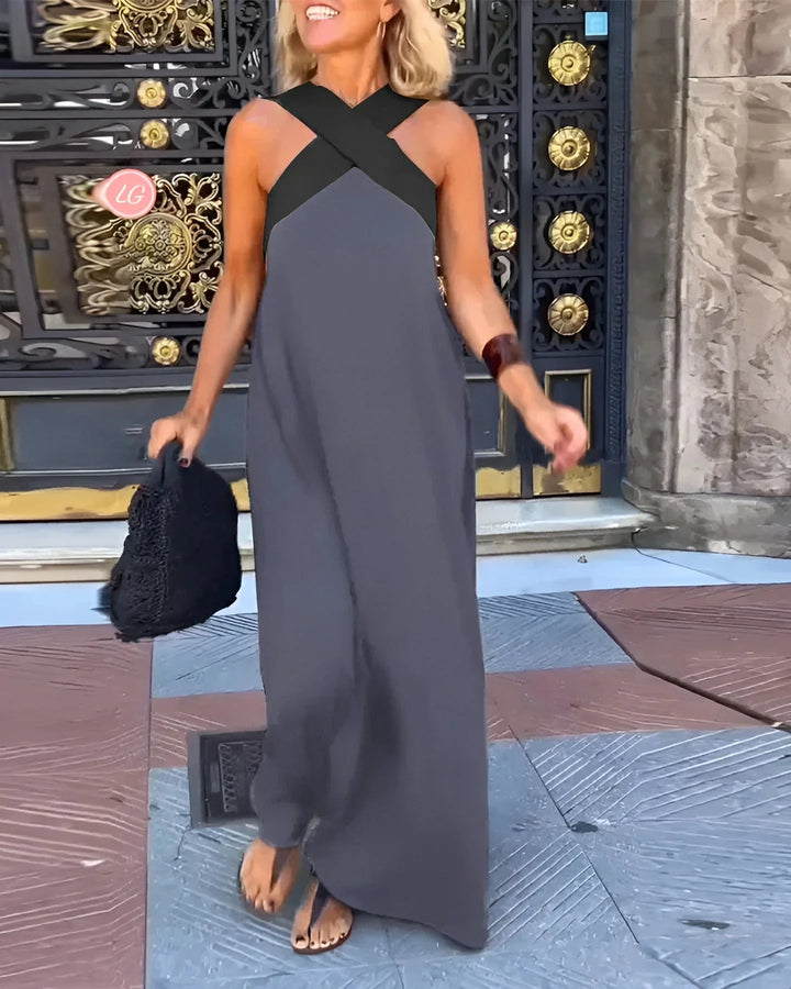DELFINA | Vestido de corte cruzado