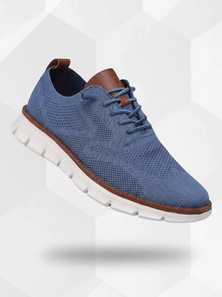 Sapatos transpiráveis Ultracomfort: Azul e branco