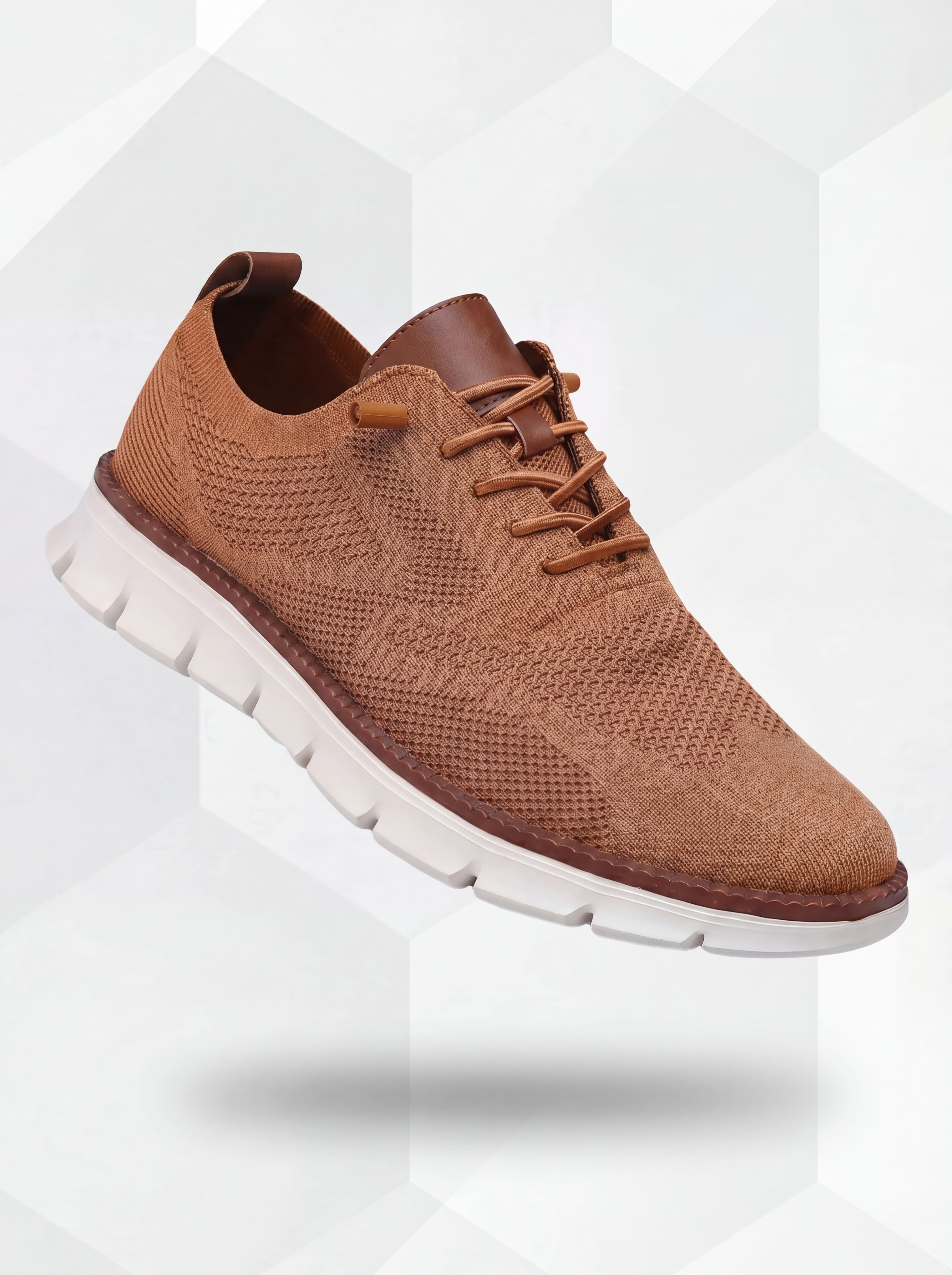 Sapatos transpiráveis Ultraconforto: castanhos
