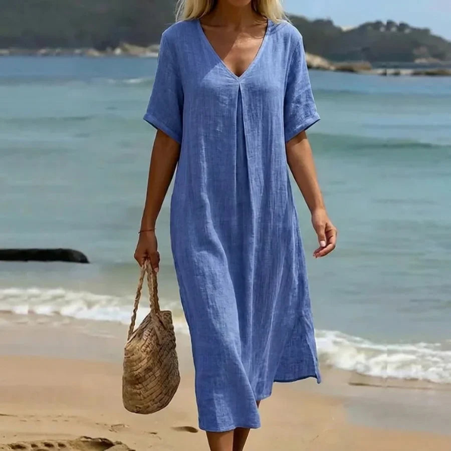 Carolina | Vestido longo folgado
